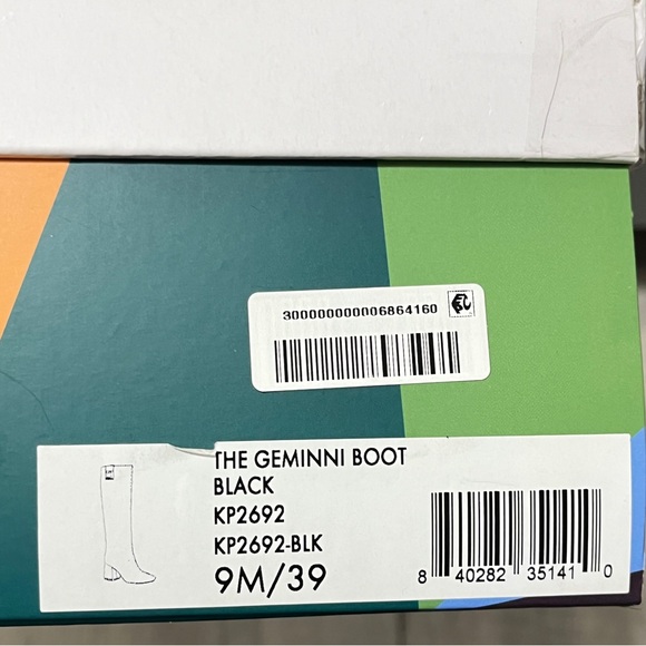 Katy Perry The Geminni Boot, Elegant Black Croc-Embossed Knee-High Boots, 9 - Picture 8 of 9